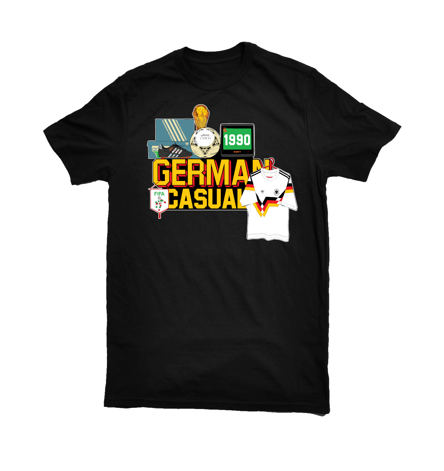 German Casuals - WM 1990, T-Shirt verschiedene Farben