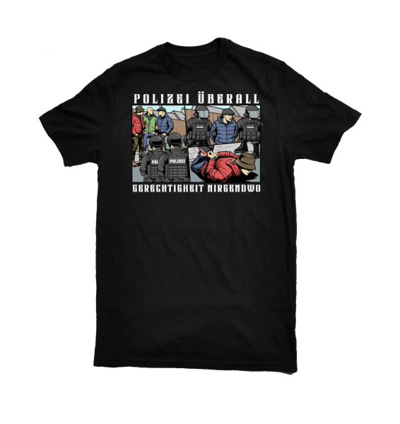 German Casuals - Polizei überall, T-Shirt verschiedene Farben
