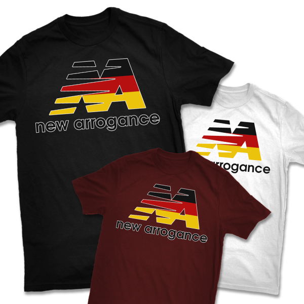 German Casuals - New Arrogance s/r/g, T-Shirt verschiedene Farben